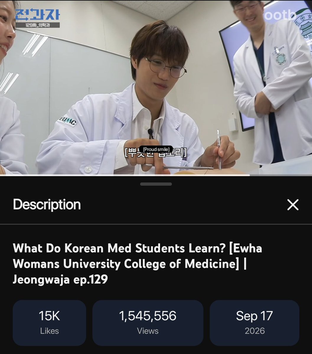 aa_jongin's tweet photo. Kai’s Jeongwaja latest video has reached more than 1.5 million views in less than 2 days 🔥 https://t.co/NyyHaDSKK9