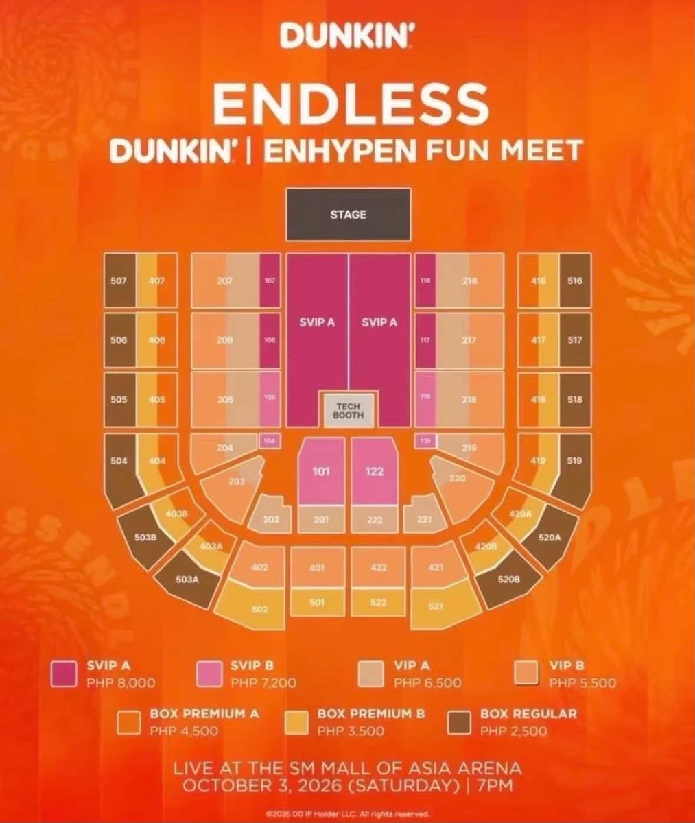 DandTbymarie's tweet photo. fs/lfb

ENDLESS DUNKIN |ENHYPHEN FUN MEET 

🎫SVIP A RIGHT ROW E
♡4PCS ONHAND
📌Physical tickets na po ito.. 

📩DM SA PRICE, MEET UP KALIWAAN CUBAO ARANETA LOC. NOW.. 

#endlessdunkin 
#enhyphenfunmeet https://t.co/7HLgv5RPQM