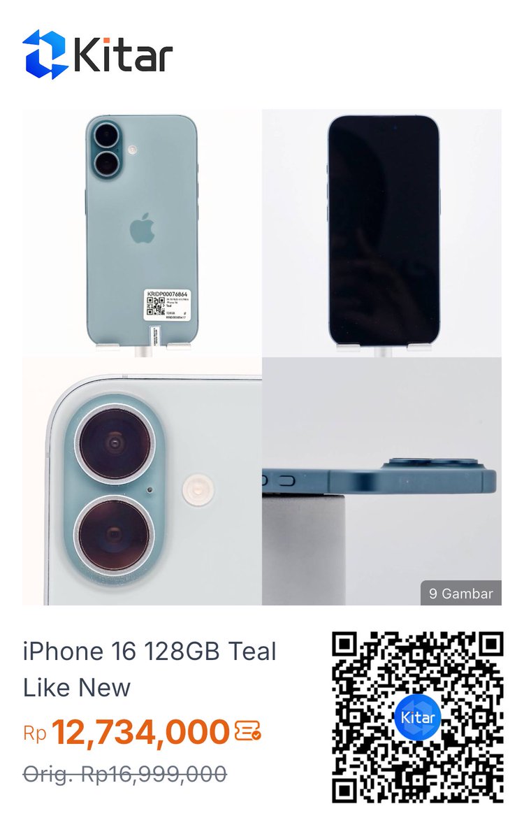 KeidoKitar's tweet photo. @coccayn Di kitar ada nih Kak, ibox dan beacukai. Di kami akan ada garansi 12 bulan, kl kaka ga puas gratis retur 7 hari, dan gratong 😊 aku bisa kasih diskon 100k-an lagi kaka bisa wa mindo di bio yaa jika tertarik https://t.co/ROgK3J6Xvg