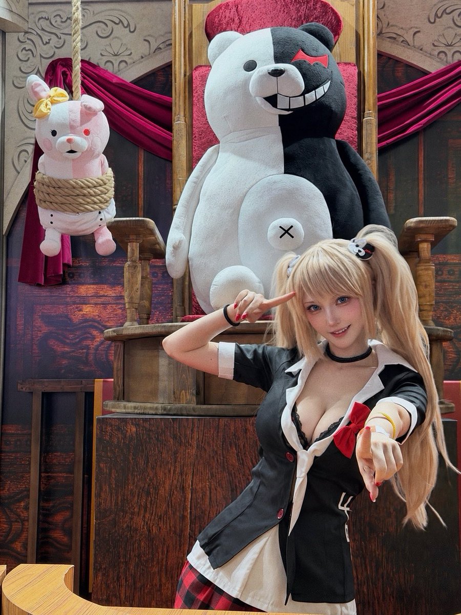 Chocolat_cos0's tweet photo. 江ノ島盾子ちゃーーん♡

#ダンガンロンパTGS
#TGS2026 https://t.co/ttA1Uxq604