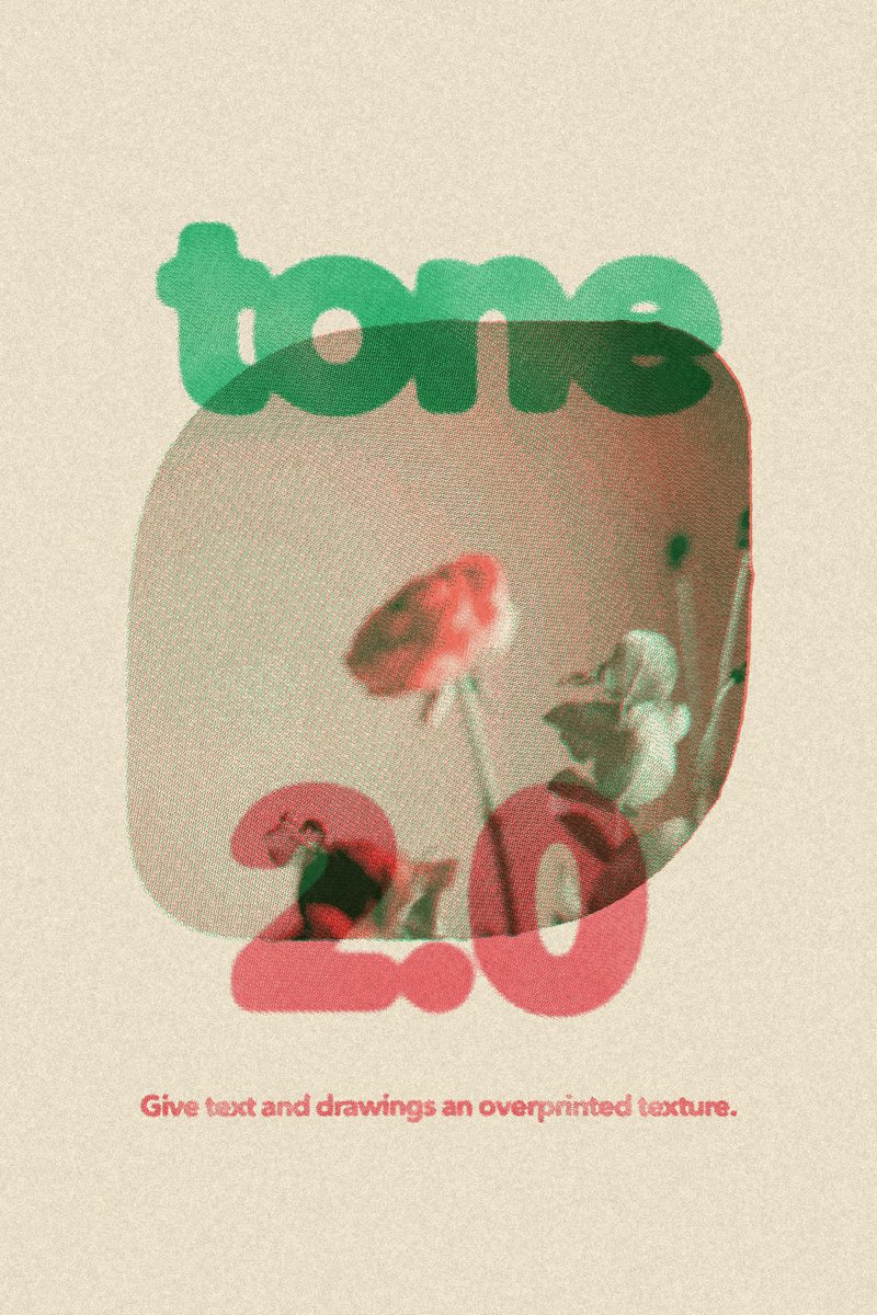 pnly_tar's tweet photo. tone 2.0 をリリースしました！

写真やイラストの上に、文字や手描きを重ね刷りしたような加工ができるようになりました。 https://t.co/u3mRA3n5sL