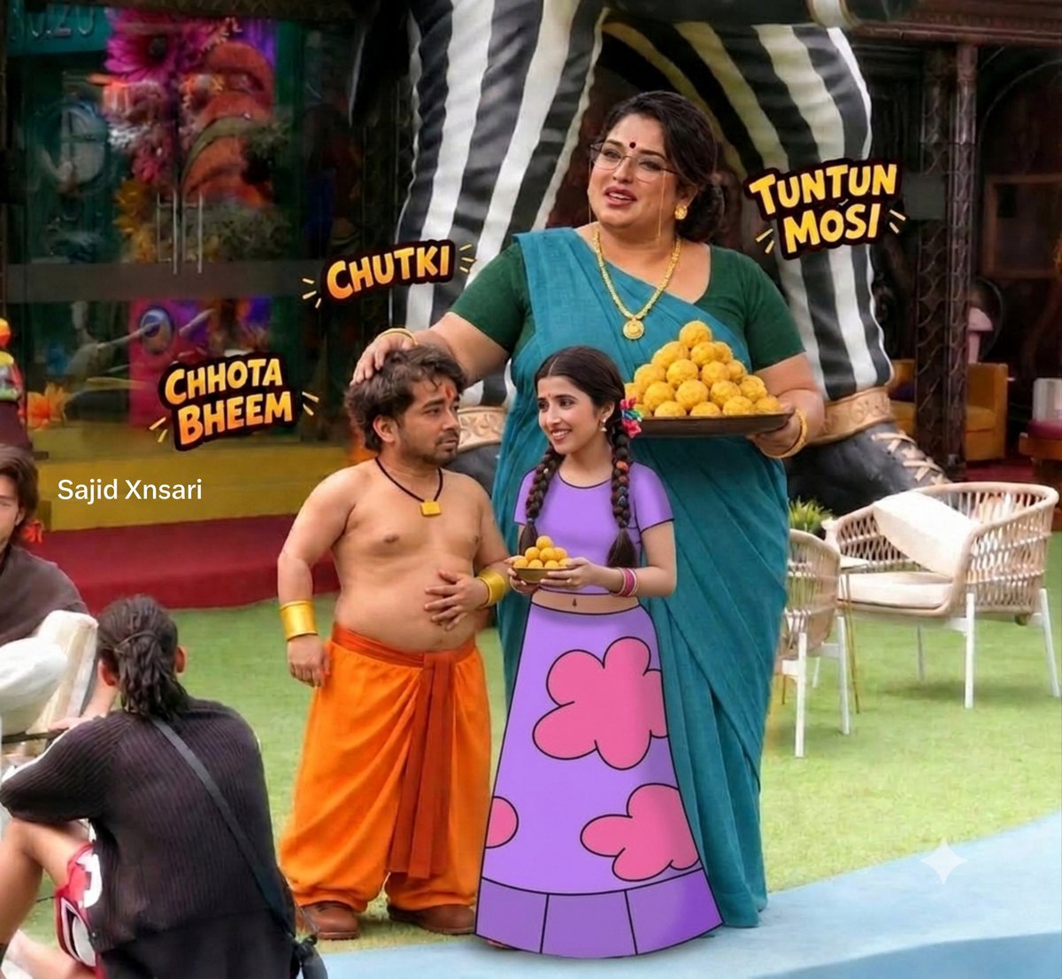 Benn_rude10's tweet photo. Lmaooo 😭😭
Chota bheem ki puri family!

#Biggboss20 https://t.co/wsLRqCEyOO