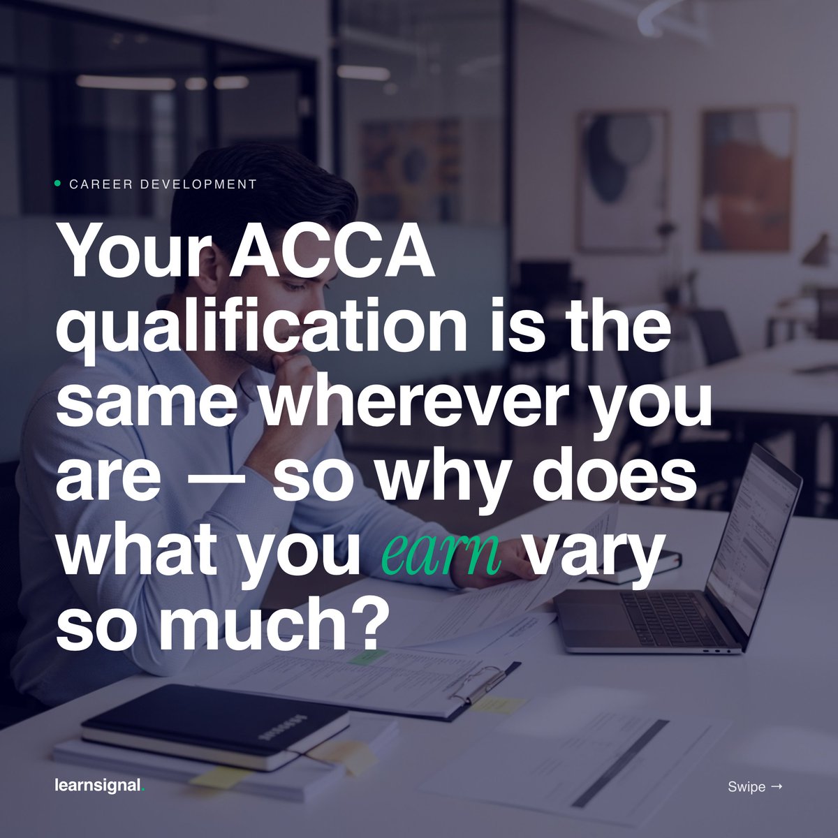 learnsignal's tweet photo. Same ACCA letters whether you qualified in Dublin, Dubai, or Dhaka. The salary attached to them is not.

Sector, specialism, company scale, and AI-adjacent skills move the number far more than most expect.

#ACCA #FinanceCareers https://t.co/DFcQcrWMUr