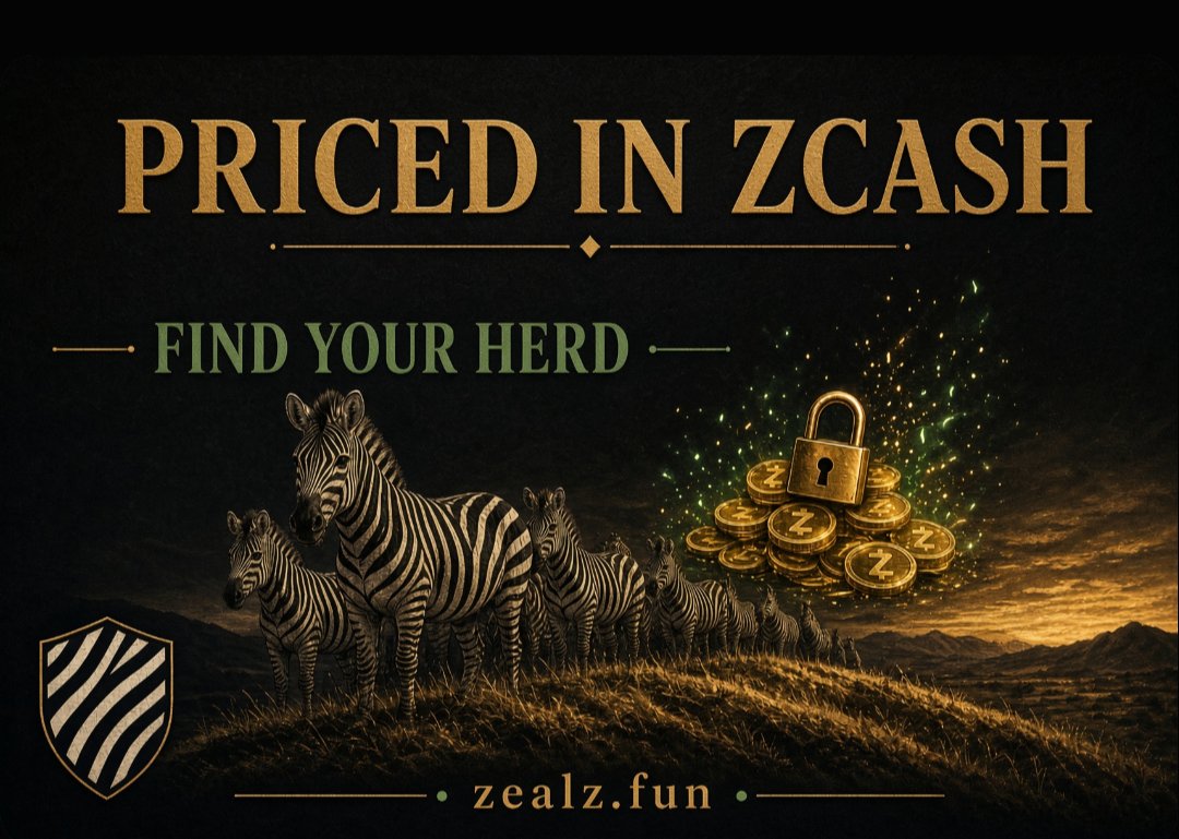 kylefrytrades's tweet photo. Every launchpad prints tokens. This one prints them on https://t.co/KWmmfRMm0I is the Zcash-centric launchpad on Robinhood Chain: tokens pair with zZEC, 100% of supply goes in a locked pool on day one, no creator allocation, liquidity never withdrawable. 

Every trade pays holders in Zcash and buys back + burns $ZEAL. 
https://t.co/HtvH209rNc
Fair launch. Priced in Zcash. Burning on every trade.Find your herd:
https://t.co/V2zCCuUCAD