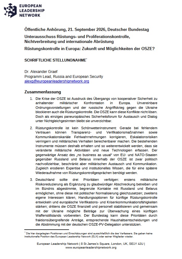 alxgraef's tweet photo. On Monday, 21 September, I’ll be speaking as an expert witness at the German Bundestag on the future of #armscontrol in #Europe and the role of the #OSCE.

Livestream and details: https://t.co/0zK512RyuE

My written statement (in German): https://t.co/HpTQC5BCZf https://t.co/4xDN5UMTdm
