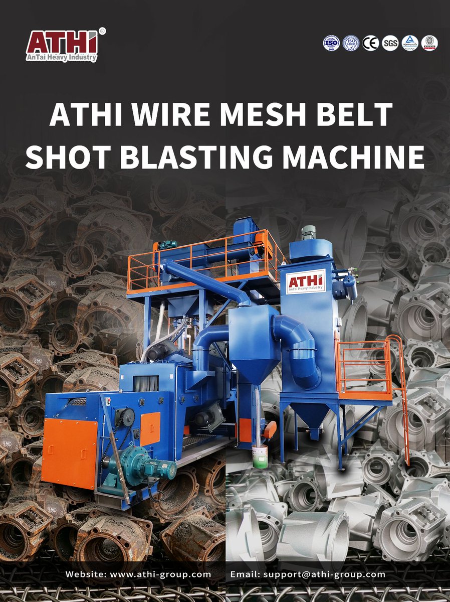 AnTai1991's tweet photo. Cleaning parts that should not tumble?
A wire mesh belt shot blasting machine provides continuous conveying with less part-to-part contact while removing rust, scale and surface residues.
🌐 https://t.co/0OwGaZvhl9
#ShotBlasting #SurfacePreparation https://t.co/m8XIXp87M4
