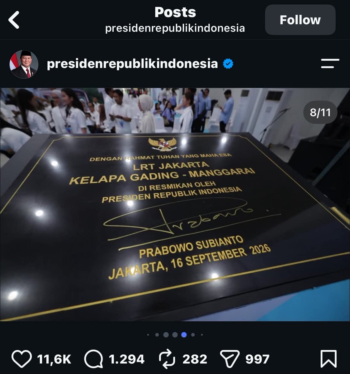 KapudS640's tweet photo. Hanya mengingatkan, sekarang bahkan Badan Bahasa aja dibungkam oleh rezim.

Di level tata bahasa pun Prabowo antikritik.

SS unggahan Badan Bahasa ini bahkan udah hilang sejak kemarin sore. https://t.co/ePsgO5J44d