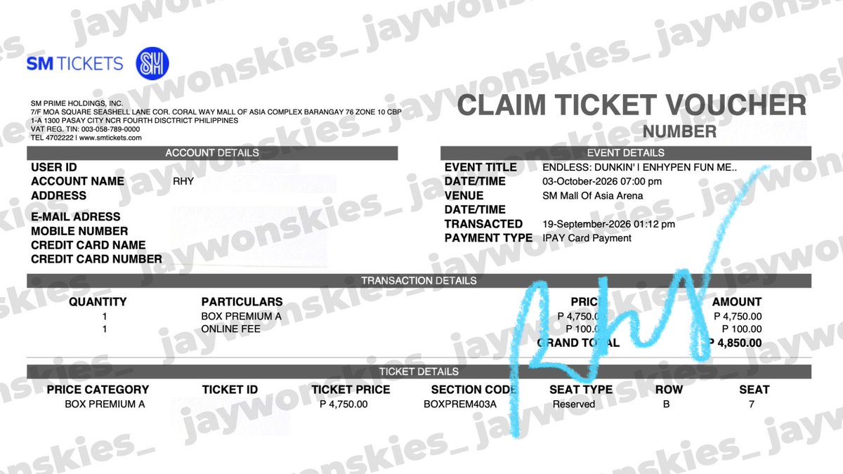 jaywonskies_'s tweet photo. wts lfb 

(1) BOX PREMIUM A : 403A B-7
P4,750 + 100 (same amount) 

• can claim together at sm megamall
• payo prio 
• dm pls tyyy 🙏

rfs: secured desired tier 
#DunkinPH_ENDLESS #ENDLESSFunMeet #ENHYPEN https://t.co/5EZyIzrsGo