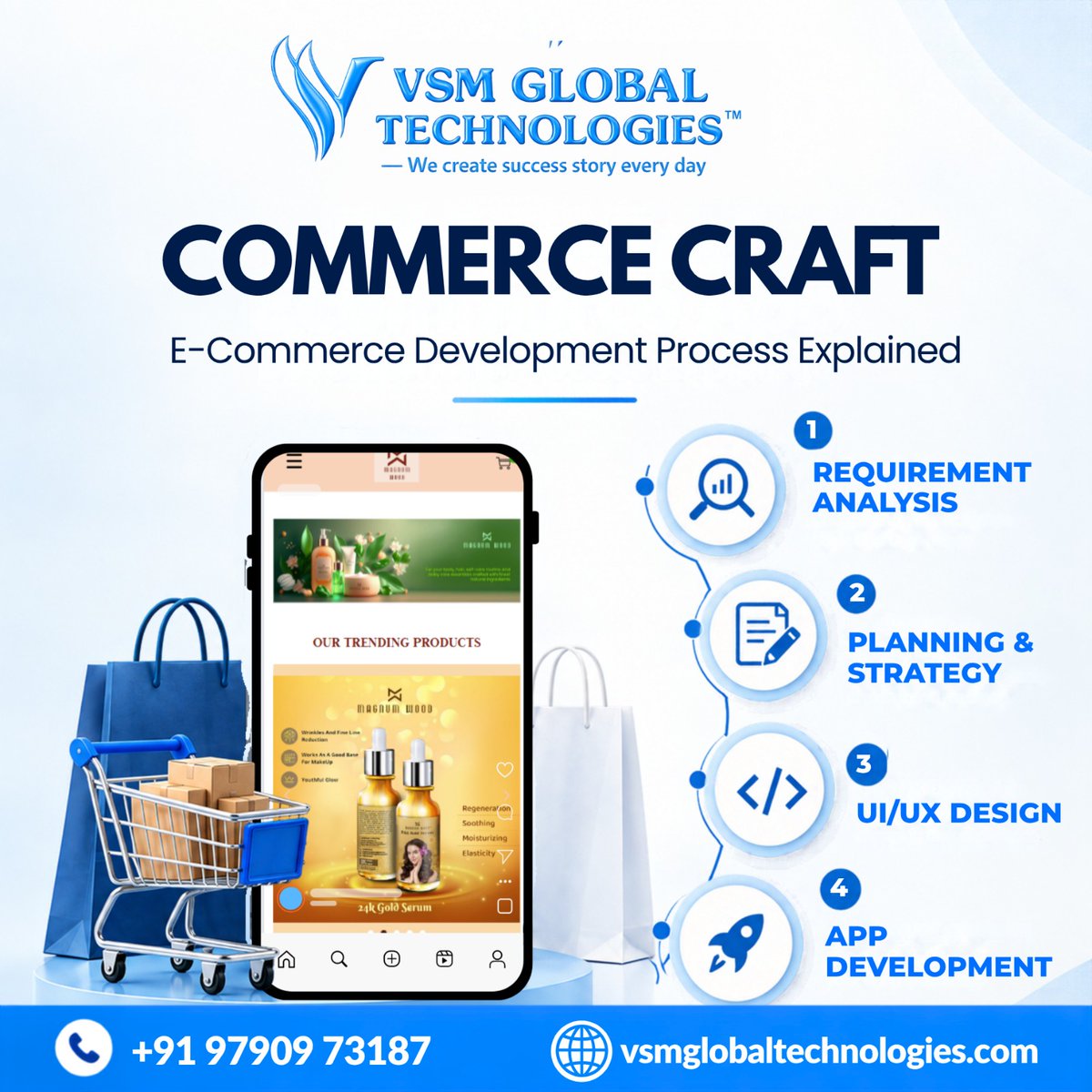 GlobalVsm's tweet photo. Turn Your E-Commerce Idea Into a Powerful Digital Store!

#EcommerceDevelopment #EcommerceApp #EcommerceAppDevelopment #EcommerceWebsite #OnlineStore #MobileAppDevelopment #CustomAppDevelopment #UIUXDesign #AppDevelopment #DigitalCommerce #OnlineBusiness #EcommerceSolutions https://t.co/haW5hwpbNB