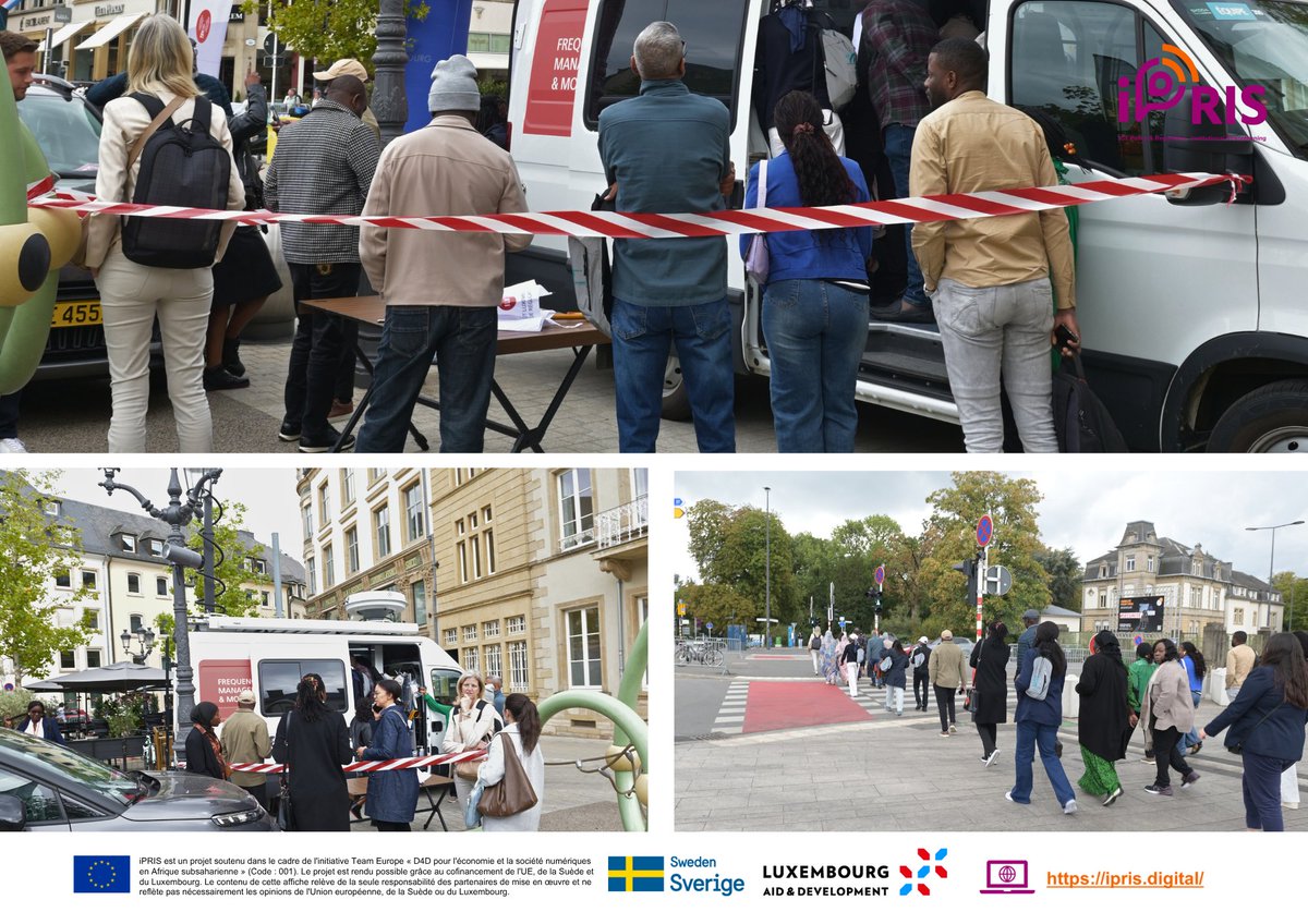 iPRIS_digital's tweet photo. 2e semaine du 9e cycle iPRIS à Luxembourg : connectivité satellite chez SES, contrôle du spectre au Škoda Tour, sessions sur l’inclusion et la protection des consommateurs, et visites de l’ILR et du Lëtzebuerg City Museum. Retour en images sur la semaine. https://t.co/HvCmdG68Nd