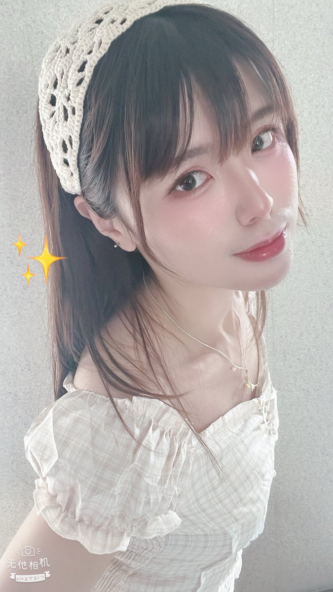 riyuri_ch's tweet photo. asked my mom to crochet a bandana for me and she finished it in less than a day wow https://t.co/k2uPs7OeqB