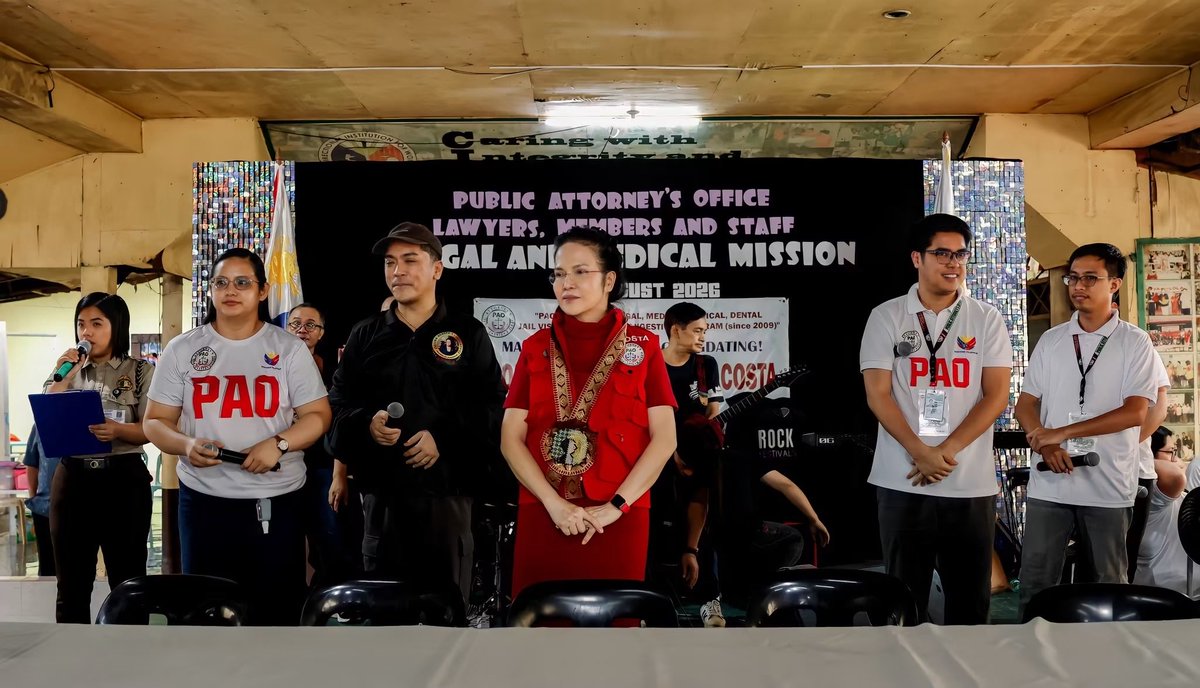 persidaacosta's tweet photo. PART 1: PAO LEGAL, MEDICAL, DENTAL, OPTICAL JAIL VISITATION AND DECONGESTION PROGRAM CORRECTIONAL INSTITUTION FOR WOMEN (MANDALUYONG CITY) - 

🗓️AUGUST 17, 2026

#JailOutreach #CIW #PersidaAcosta https://t.co/30C423i2li