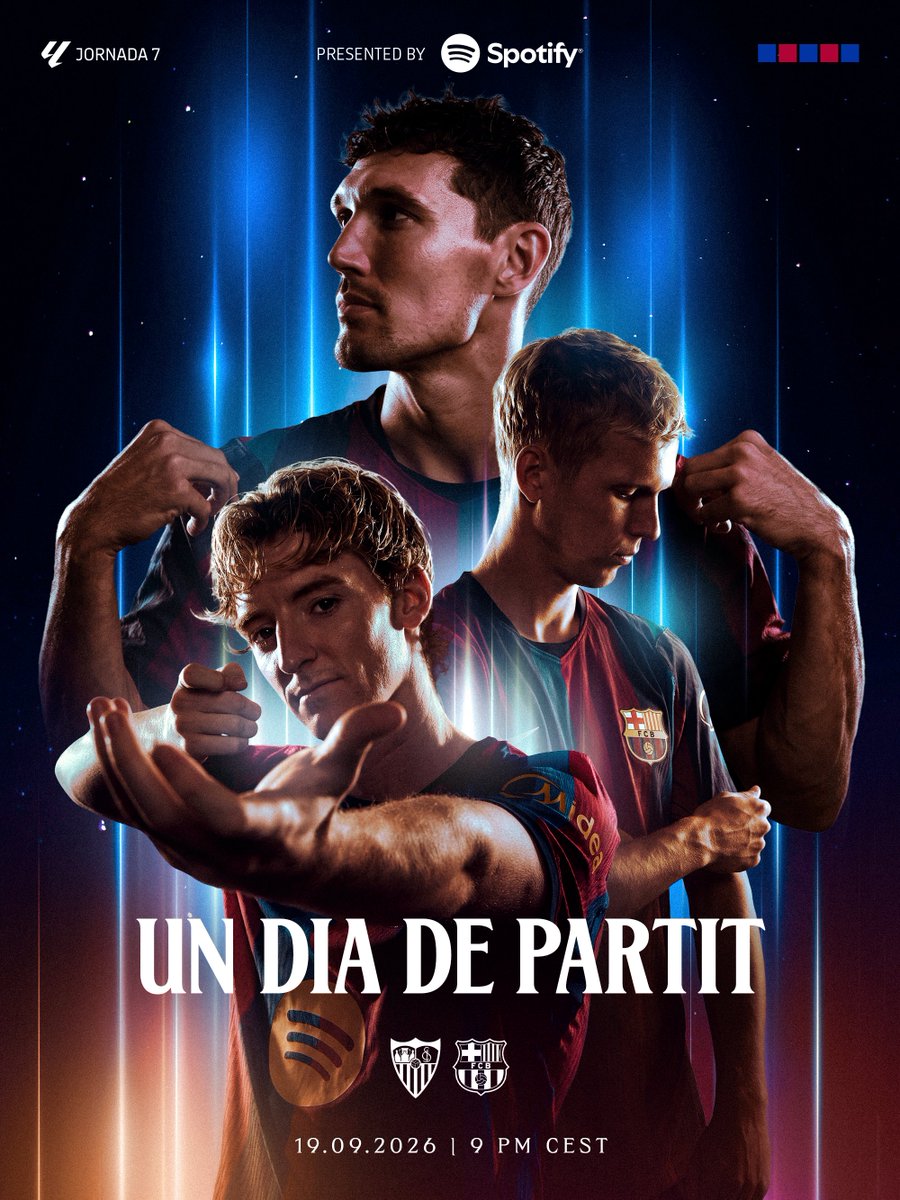 fcbarcelona_tr's tweet photo. 🔥 MAÇ GÜNÜ
⚽️ #SevillaBarça  
🏆 @LaLigaTR
🏟 Ramón Sánchez-Pizjuán
⏰ TSİ 22.00  
📺 @ssporttr https://t.co/qhUihEqIzI