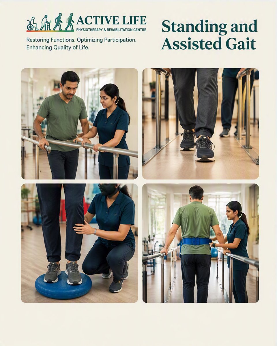 ALPhysioRehab's tweet photo. 🧠 5 Stages of Neuro Recovery

• Bed mobility &amp; sitting
• Balance &amp; postural control
• Standing &amp; weight-bearing
• Gait &amp; mobility
• Functional independence

Recovery varies between individuals.
Assess → Train → Progress → Reassess

#NeuroRehab#StrokeRehab #ActiveLife https://t.co/Q54K8HaYYl