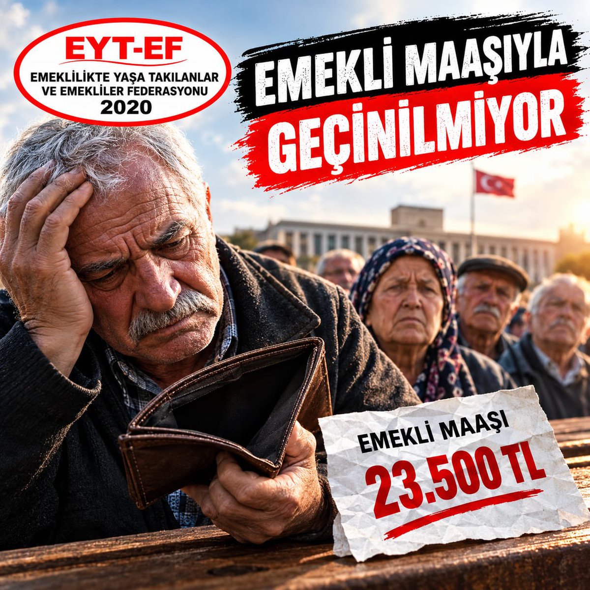 tuncay17yenice1's tweet photo. Emekli ,Emekli Olalı Böyle Sıkıntı ,Böyle Çile Çekmedi 

#EmekliMaaşıylaGeçinilmiyor 
#5000KısmiGeçinemiyor https://t.co/b6ZfIRvq6P