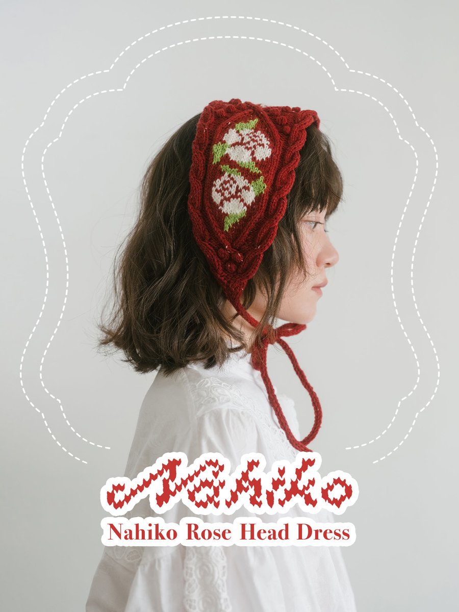 itoricot_knit's tweet photo. 【✨コラボキット発売✨】

Nahiko Rose Head Dress
designed by Nahiko

🗓️発売日時 ※期間/数量限定
店頭：10月3日（土）11:00〜10月31日（水）17:00
オンライン：10月3日（土）12:00〜10月31日（水）17:59

🌟発売後公開！
https://t.co/Hgvr7EmBOE https://t.co/hP4ruNwdFB