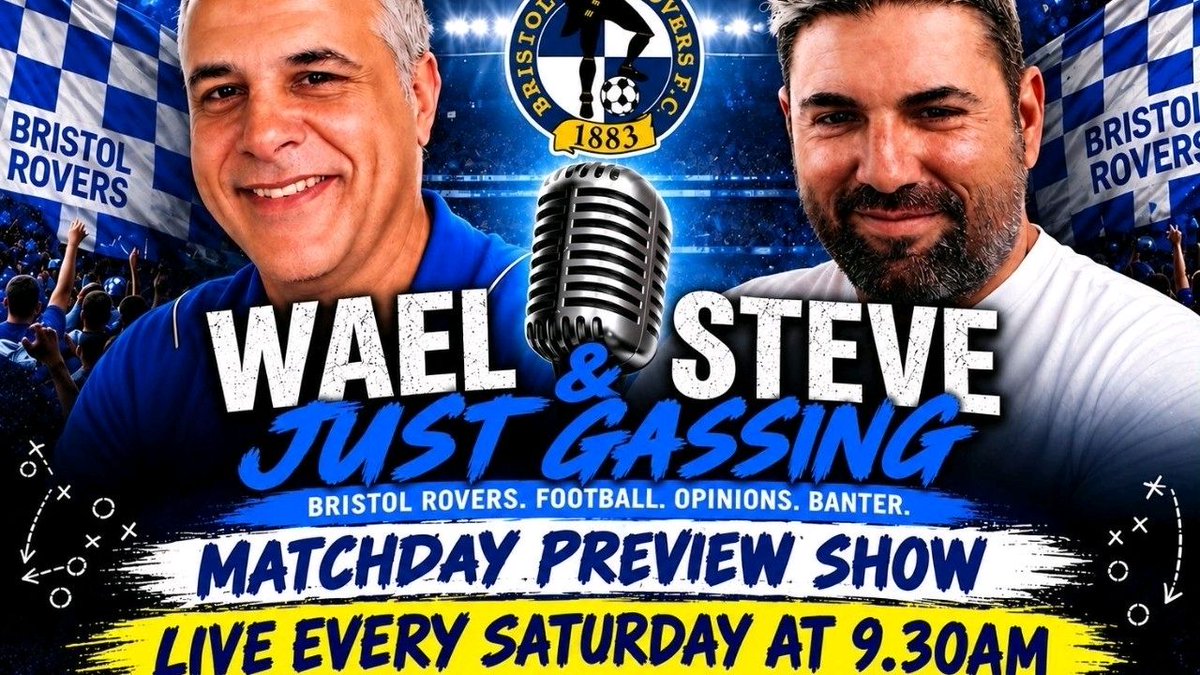 WaSJustGassing's tweet photo. 🚨📢 Join us LIVE AT 9.30 on YouTube and X for a short preview show looking ahead to today's game against Gillingham 

👇 Link to YouTube
https://t.co/hOduLVMk9H

#UTG https://t.co/3qUNdjkiPC