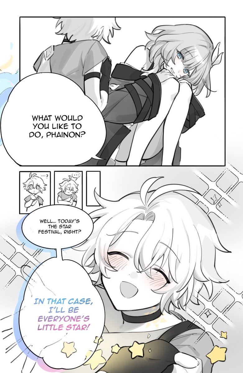 e7lilyy's tweet photo. a little hero’s little wishes (4/5) #phainon https://t.co/nei7cy2NOf