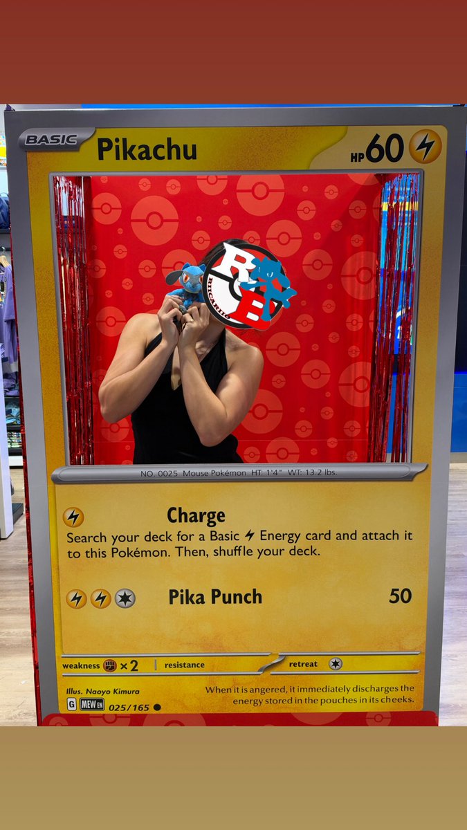 Riicariio's tweet photo. That’s an odd looking Pikachu…￼🥸🤨

Mega Staraptor Raid Day highlights ➡️ we’ll be recapping this event (✨and more✨) on @TheRaidBosses this week ‼️

#ThatsAKeeper #TheRaidBosses #PoGo #Pokemon https://t.co/06RFJhkUYE