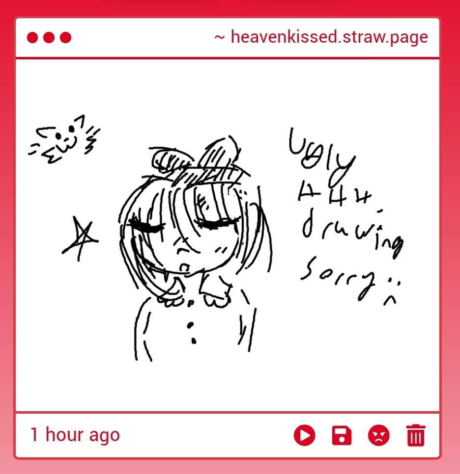 d0llbride_'s tweet photo. NO IT ISNT. IT'S STILL CUTE especially on strawpage i find it hard to draw on it🥰🥹🥹 #riddletwt https://t.co/EagDvI1wX0