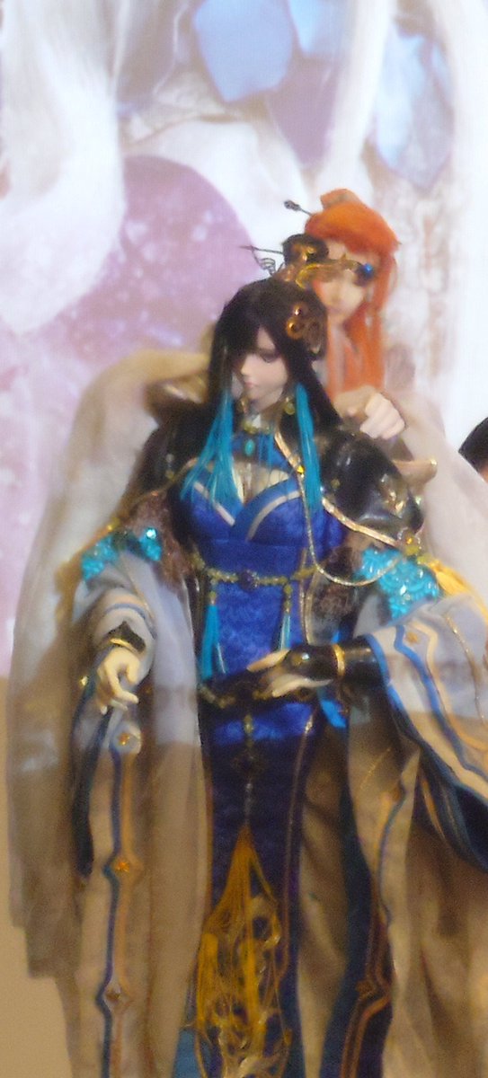 sgbsr2005's tweet photo. 來看西幽玹歌跟睦天命🥰🥰
上禮拜教主來的時候未登場的白浪蹲在角落，這次終於登場了~
還有拍到白浪幫睦捶捶背🥹 https://t.co/4SJIUBExqi