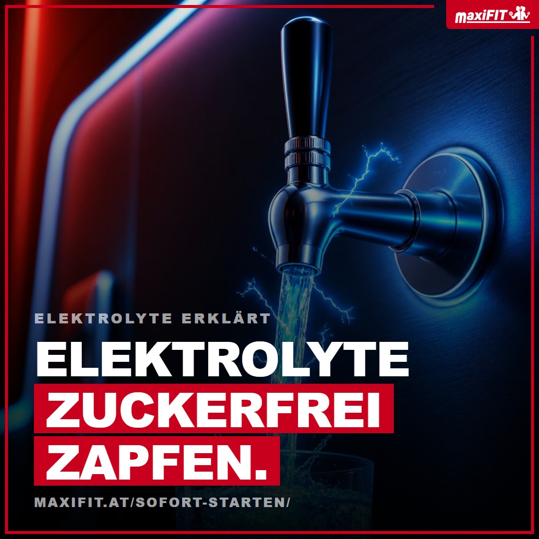 ameliamart6trp's tweet photo. Elektrolyte kennst du – aber weißt du, was bei einem Mangel passiert? Natrium, Kalium und Magnesium steuern Muskeln, Wasserhaushalt und Nerven. Nach dem Training: zuckerfreie Elektrolytgetränke bei maxiFIT, gratis Kaltwasser und 24/7 Training. https://t.co/q4c6sg7MPi