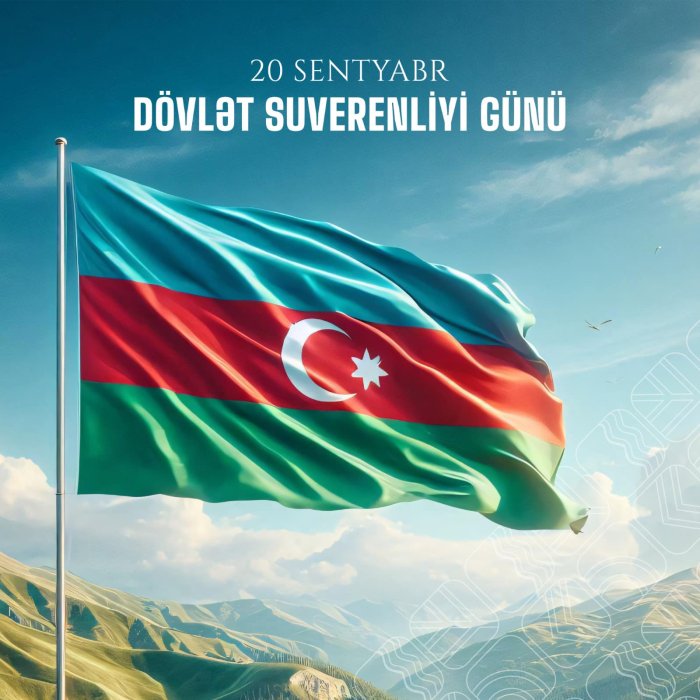 Emil_Mahamalar's tweet photo. Dövlət Suverenliyi Günü - Azərbaycanın mövcudluğunun
və institusional davamlılığının əsasıdır

20 Sentyabr – Dövlət Suverenliyi Günü Azərbaycan tarixində dövlətçilik və milli iradənin təntənəsini ifadə edən əlamətdar günlərdən biridir. https://t.co/L67MU4OgBD
