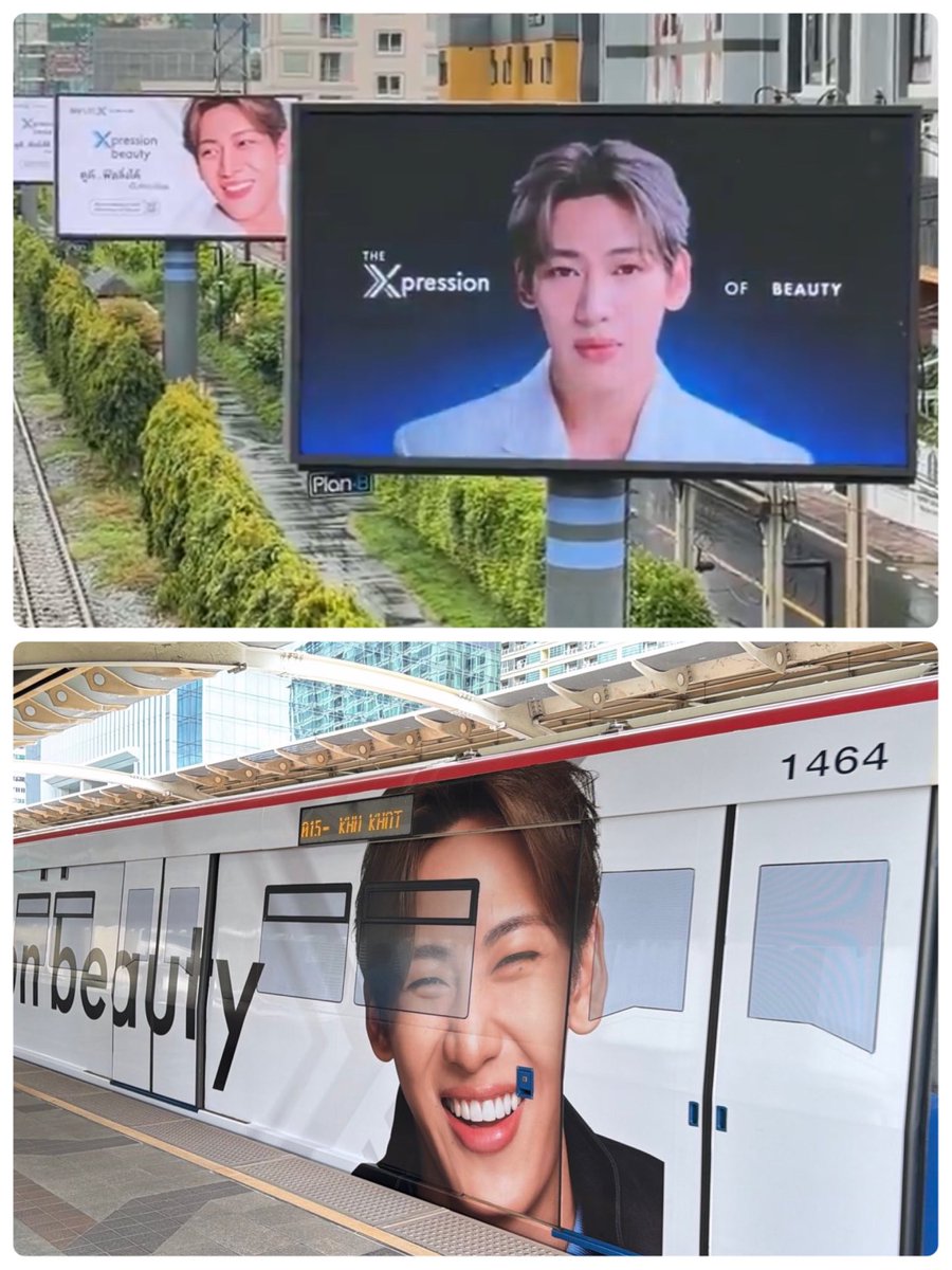 Pimpai242's tweet photo. เจอคนหล่อได้ทุกที่ ทั้งทางบก และบนรถไฟฟ้า

 #BoPureXxBamBam https://t.co/xB2ZYGnJrH