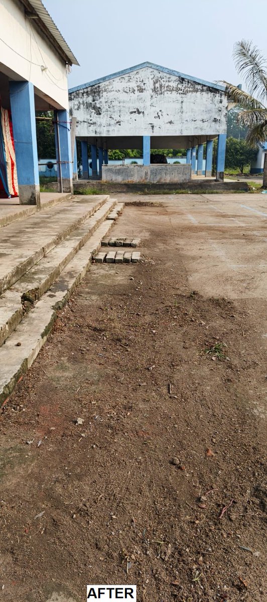 150BNCRP's tweet photo. Swachhata Hi Seva 2026 🇮🇳
BEFORE ➡️ AFTER
From cleanliness to commitment! 150 Bn CRPF undertook a cleanliness drive at the identified CTU (Cleanliness Target Unit), reaffirming its commitment towards a clean, hygienic and sustainable environment.
#SwachhataHiSeva #SHS2026 https://t.co/FeI7vGIeiY