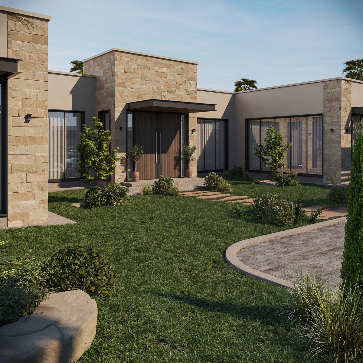ahmed33catch's tweet photo. بفضل من الله دراسة اللاندسكيب الخارجي لاستراحة ال مقبل الخاصة بالعمارية 🏠🙏🏼 
#نصمم_بحب https://t.co/q9odHr4tG2