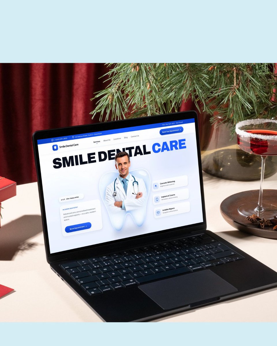 aliasgerdesign's tweet photo. Designed a modern dental clinic website 🦷✨
Focused on clean UI, trust, usability, and a smooth appointment-focused experience.
More client work coming soon 🚀

#UIDesign #WebDesign #UXDesign #Frontend #WebDevelopment #DentalWebsite #Figma #ReactJS #DesignInspiration https://t.co/v1OTotk5s3