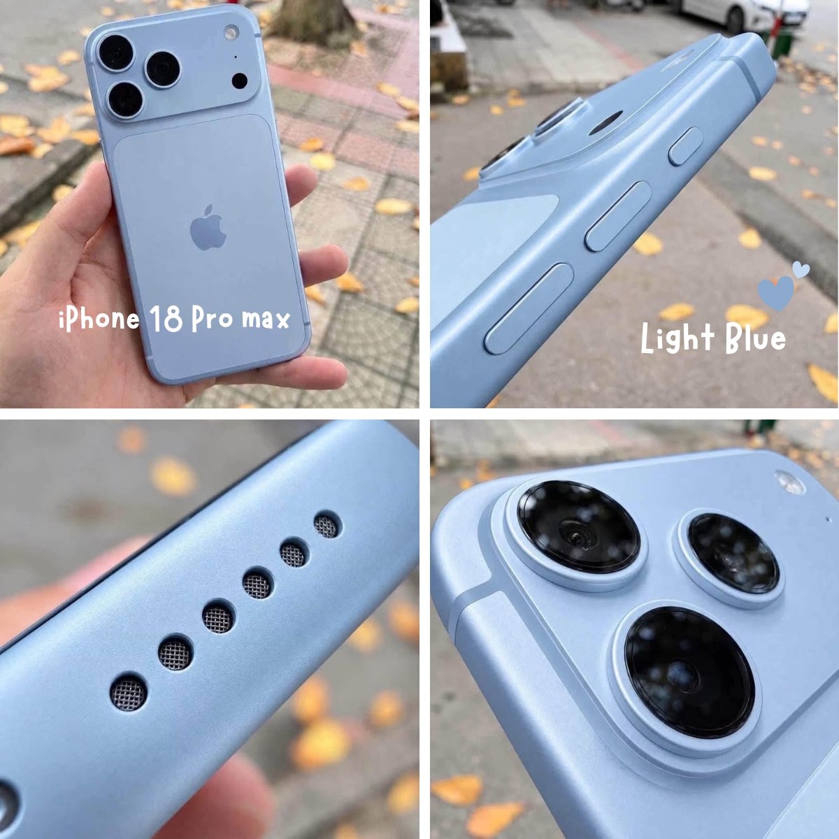 MJreview23's tweet photo. สีฟ้าา Light Blue สวยมาก มองมุมไหนก็โดนใจจริงๆ iPhon 18 Pro Max 🩵