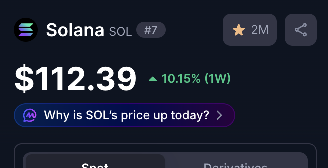 SolanaSensei's tweet photo. Bitcoin at 81k

SOL above 110

Life is good again https://t.co/kG4ab9PamH