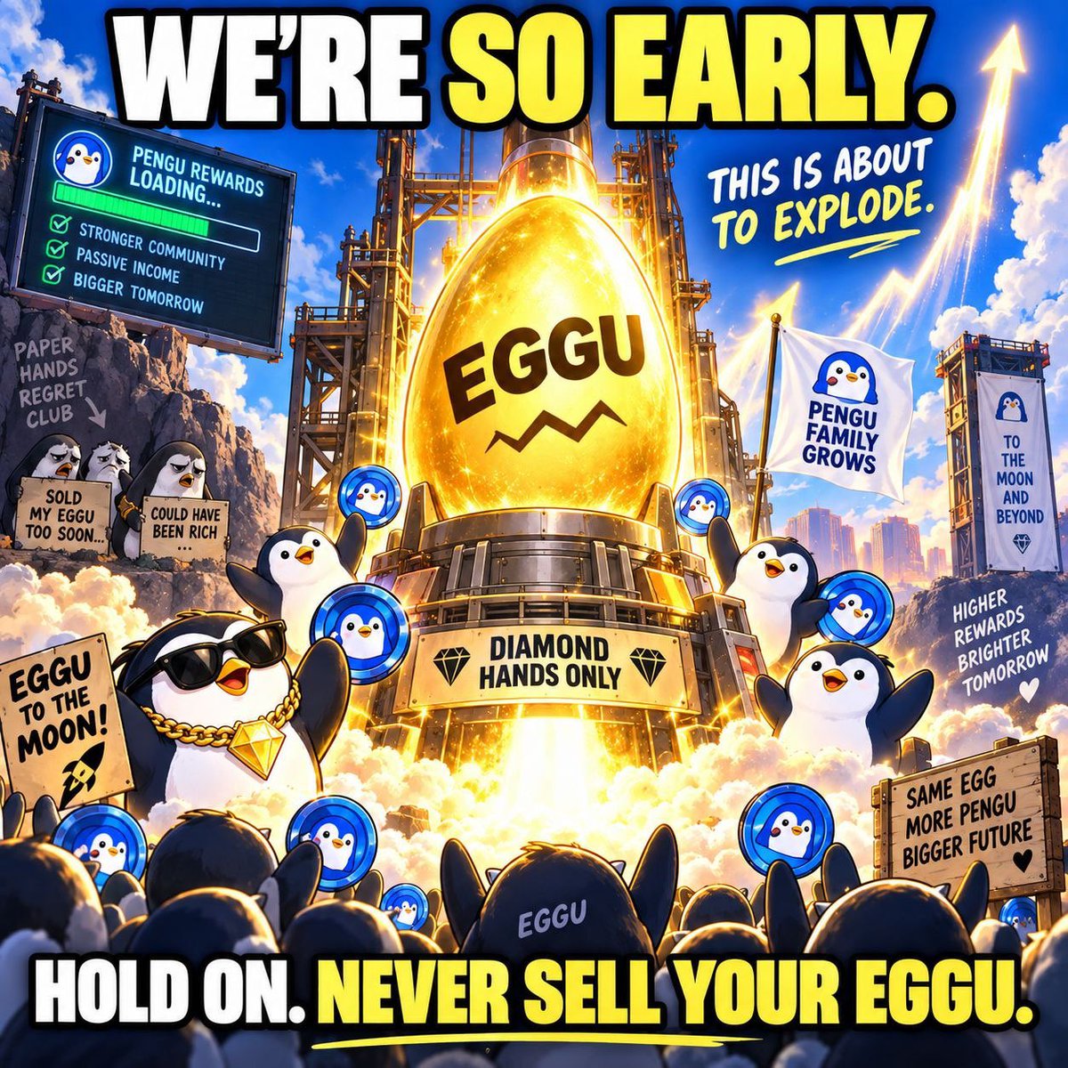 eyezorrr's tweet photo. @eth_exy Happy Saturday! 🔥 Let’s win big with $EGGU 🥚🐧🚀 @EgguPengu 

Ca 49VZNZqvkcsGajJ8k9xrEzDZTLRDV5rZn9YYthg53czn

https://t.co/MAN3XKAjfn https://t.co/gkGi7QMYG6