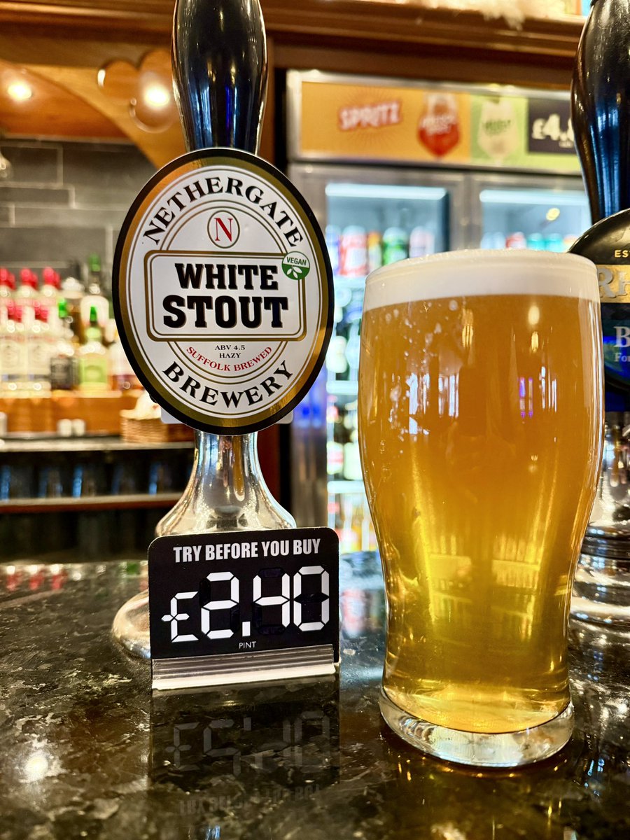 rwnash's tweet photo. White Stout - Nethergate - 5.5% ABV. B+ and a bit. Should a Stout be this fruity but it’s actually stuffed full of vanilla. Pleasant #ale #beer #bier
3.3/5. Off to Oktoberfest in Ffos Caerphilly later if the rain stops. Actually really horrible outside. https://t.co/kYY8RtdrN0