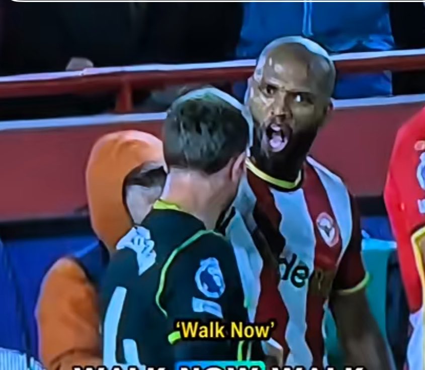 richy_gunerr's tweet photo. Jordan Henderson getting booed by the Brentford fans who are always respectful to their old players. So what happened? 

Here it is 👇🏽

The Brentford fans were not the only one displeased with Henderson as Igor Thiago got into it with him during the match and told him repeatedly:
              “Walk now Walk now Walk now” 

You’re wondering what those words is referring to, it’s referring to a moment from Brentford’s last game last season against Liverpool ( Henderson’s old club) where Brentford needed a win to get into the Europa league and a draw means they won’t get Europe at all.