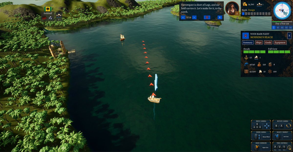 NytwolfGames's tweet photo. @IndieBandits Bluetide: Fortune &amp; Infamy. WIP
https://t.co/v7VSoL7mte https://t.co/BEvntVFbO5