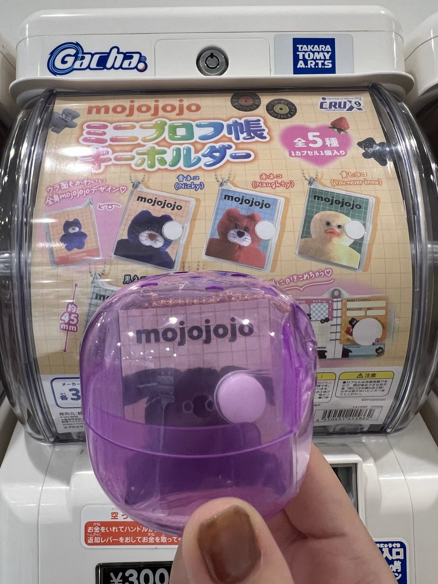 aki23_tr's tweet photo. 【交換】mojojojo ミニプロフ帳キーホルダー
譲：黒イヌ
求：黄ヒヨコ

郵送交換希望。お気軽にお声がけください🐣 https://t.co/cbqu3f3eMn