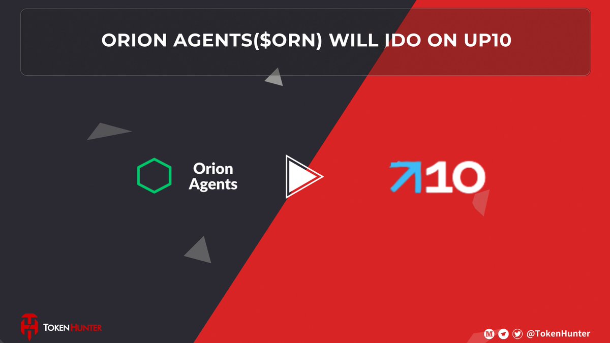 _TokenHunter's tweet photo. 🚀 ORION AGENTS($ORN) WILL IDO ON UP10

🤖 @Orion_Agents — AI-powered agents entering the IDO spotlight
🔥 @Up10Pad — IDO platform hosting the launch

👀 In last, what do you think about $ORN and the Orion Agents launch?

#Crypto #IDO #AI #Web3 #OrionAgents https://t.co/mDOKpNuLp4