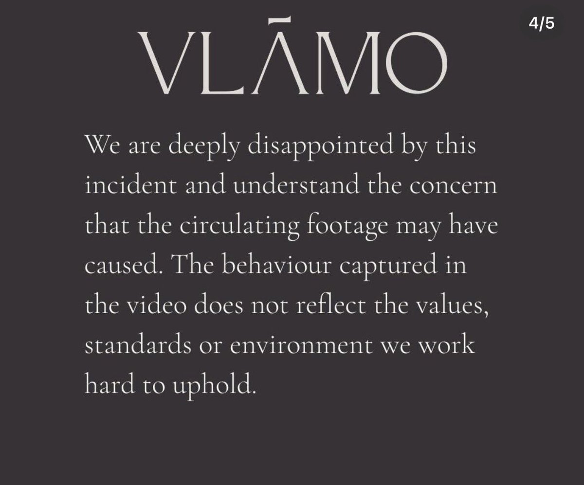 PennyLebyane's tweet photo. Statement from #Vlamo.
The guy's name is Lawrence ... he must be found and he must answer. He's not part of #Vlamo u ya claima.... And if u know accents u know where he's from hence #London drops... I'm so disgusted. He even threatened the actual owner after lying that he can buy/ own the restaurant 🙆🏾♀️just because the woman said NO🤮🤮