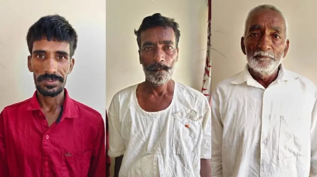 HateDetectors's tweet photo. Three persons were arrested on September 19 for allegedly murdering their relative and his daughter at the Avaradi Gram Panchayat office in Kittur taluk in Belagavi district of Karnataka.

A team of police officers arrested Basappa Shivanappa Kundaragi, Sangappa Shivanappa Kundaragi, and Madiwalappa Kundaragi on September 18.

The trio were produced in court, which remanded them in judicial custody.

They face charges of hacking to death their relative Rudrappa Shivanappa Kundaragi and his daughter Shashikala.

The father and daughter had gone to Avaradi Gram Panchayat office in Kittur taluk to enter their names in a property register following a court order.

During this visit, the accused allegedly picked up a quarrel with the victims over the property before attacking them with sickles and stones. As a result, Rudrappa and Shashikala died on the spot.

The accused also allegedly attacked a person named Rahul, who had intervened to stop the altercation, with a sickle before fleeing from the spot. Rahul suffered injuries, but survived.

A case was registered at the Kittur Police Station (Crime No. 228/2026) under Sections 103(1), 109, 62, and 3(5) of the BNS Act-2023, and an investigation was initiated.