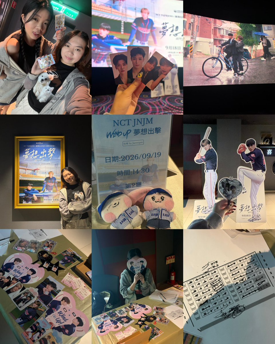 markyourhaert's tweet photo. 80-people jnjm wind up screening in taipei 🇹🇼🥹 by @jmnna813 (ft. @lilsuninspace and i)
#windup 대박나자 🐶🐰⚾️🧢
#nctjnjm #와인드업 #windupthemovie https://t.co/S6r4SNchLD