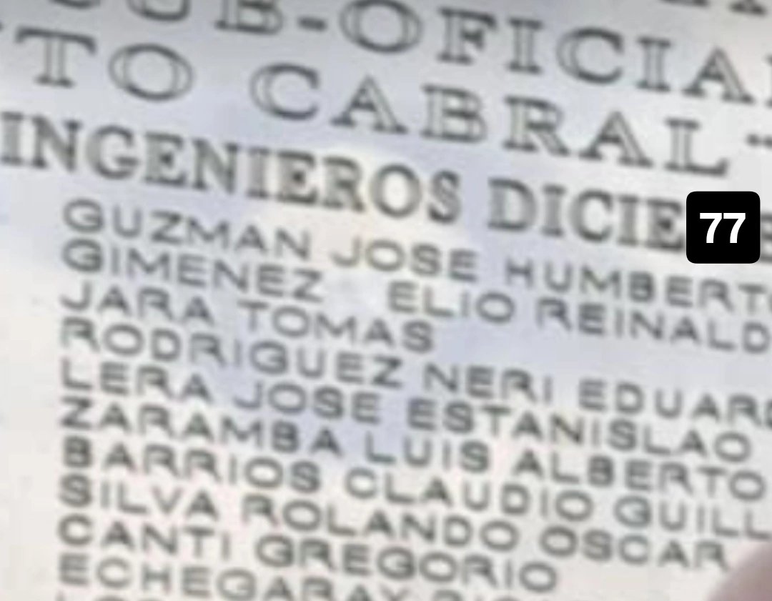ROLANDO23092736's tweet photo. #ESSC SILVA #ROLANDO OSCAR #INGENIEROS CAMADA 1977 #EGRESADOS BAJÓ EL #MANDO DEL #CAPITAN EN JEFE DON #CARLOS #FEROGLIO ING (#REGISTRO EN PLACA PLAZA DE #ARMAS) CAMPO DE #MAYO PVCIA BS-AS #ARGENTINA https://t.co/BpffolpZVJ