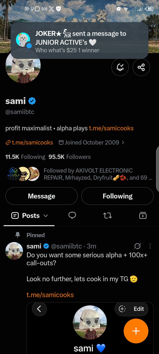justxceszn's tweet photo. @fgspath @samiibtc EjP3uVXVS5Jk6M33vkW6v1kinpHFGGCpMw6zp7ajqEtc

first win pathezzy. God bless 🙏 https://t.co/inVDceNIt4