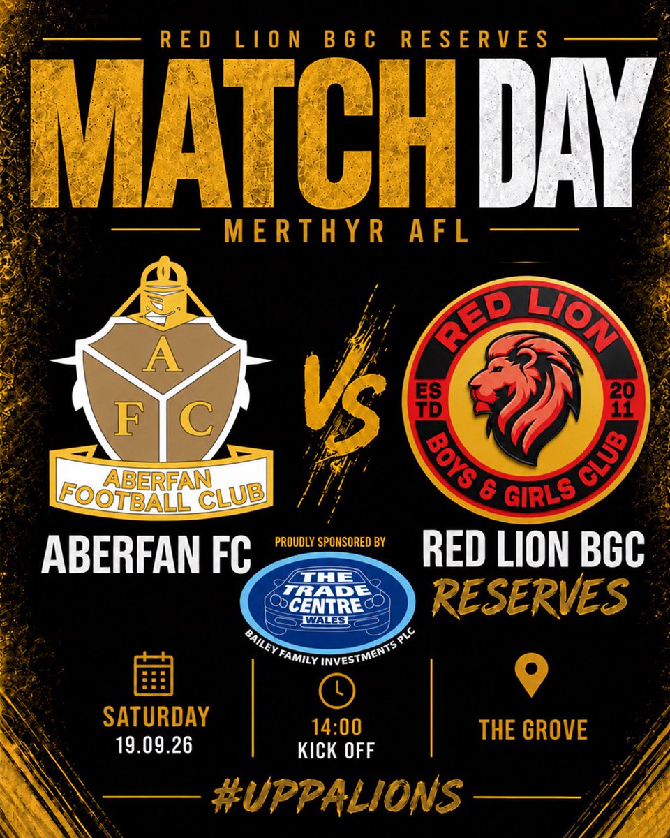 HeolgerrigLions's tweet photo. Good luck to our firsts and reserves today, two big away games for the club🔴⚫️
#uppalions https://t.co/csmZeGW2ep