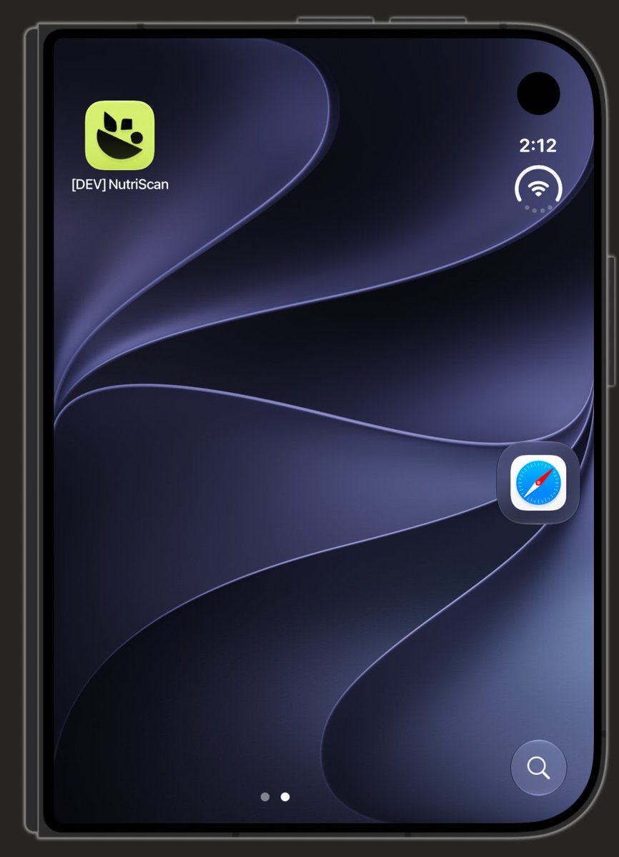 NesanSelvan04's tweet photo. Finally, the iPhone Duo is out! Testing my Flutter apps on it. 🚀 https://t.co/nDorRfurat