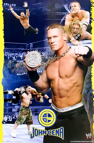RuthlessAggresr's tweet photo. Who remembers these iconic WWE posters from 2007? https://t.co/wHA7Cp4680