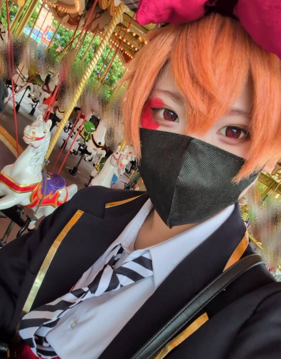 rupi_kosu's tweet photo. マウンテン達とメリーゴーランド乗ったら夢から覚めることにしまちた♪

#Dハロ仮装2026   #Dハロ    #Dハロ仮装 https://t.co/n0idXGdX3b