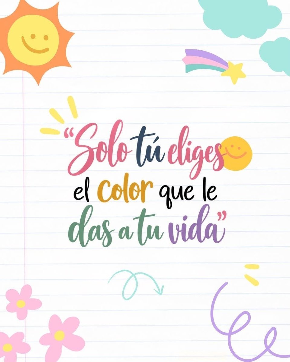 jordaninavarro's tweet photo. ✨ “Solo tú eliges el color que le das a tu vida, y cada decisión es un trazo que pinta tu historia.” 🎨🌈 https://t.co/0vVE6VfVGQ