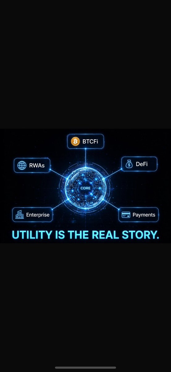omololu12378417's tweet photo. What makes a blockchain valuable isn’t just what it can do.

It’s how many useful things people can build on it.
Core is expanding beyond BTC staking into:
DeFi • Payments • LSTs • RWAs • Enterprise
More use cases → more activity → more utility.
The next phase is execution. https://t.co/LY31aADUhB